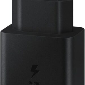 Samsung EP-T4510 Caricabatterie Super Fast Charging 45W, Porta USB-C (con Cavo), Nero