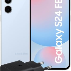 Samsung Galaxy S24 FE Smartphone AI, Caricatore Incluso, Display Dynamic AMOLED 2X 6.7”, Dual SIM, Fotocamera 50MP, 8GB RAM, 128GB, Batteria a lunga durata, IP68, Blue [Versione Italiana]