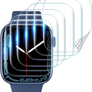 Stejnhge Pellicola Idrogel Proteggi Schermo per Apple Watch 4/5/6/SE 40mm, [5 Pezzi] TPU Senza Bolle Trasparente HD Schermo Protettivo con Facile Kit D’Installazione