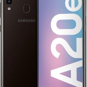 Samsung Galaxy A20e Smartphone, Display 5.8″ HD+, 32 GB Espandibili, RAM 3 GB, Batteria 3000 mAh, 4G, Dual SIM, Android 9 Pie, [Versione Italiana], Black