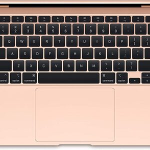 Fine 2020 Apple MacBook Air con M1 Chip (13.3-Pollici, 8GB RAM, 256GB SSD) (QWERTY English) Oro (Ricondizionato)