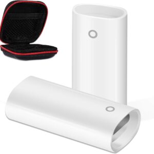 Connettore Adattatore per Apple Pencil di Prima Generazione,ACAGET Adattatore di Ricarica Cavo per Apple Pencil e iPad Pro,Adattatore Caricatore iPencil per iPad Pro 12,9”10,5”9,7”(2 Pezzi, Bianco)