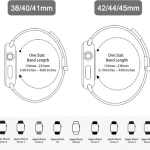 Amzpas Cinturino Compatibile per Apple Watch 45mm 44mm 46mm 42mm 41mm 40mm 38mm 49mm, Cinturino in Acciaio Inossidabile a Maglia Milanese per iWatch Apple Watch SE/Series 10 9 8 7 6 5 4 3 2 1 Ultra