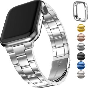 Fullmosa Cinturino per Apple Watch 42mm/44mm/45mm/49mm 38mm/40mm/41mm, Cinturino in Acciaio Inossidabile Compatibile con iWatch, Cinturini per Apple Watch Serie 9 8 7 6 5 4, Apple Watch SE/Ultra 2