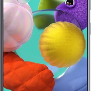 Samsung Galaxy A51 Smartphone, Display 6.5″ Super AMOLED, 4 Fotocamere Posteriori, 128 GB Espandibili, RAM 4 GB, Batteria 4000 mAh, 4G, Dual Sim, Android 10, Nero