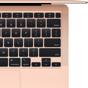 Fine 2020 Apple MacBook Air con M1 Chip (13.3-Pollici, 8GB RAM, 256GB SSD) (QWERTY English) Oro (Ricondizionato)