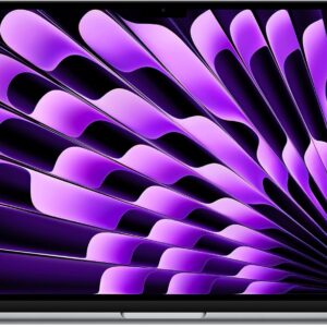 Apple 2023 MacBook Air portatile con chip M2: display Liquid Retina da 15,3″, 8GB di RAM, 512GB di archiviazione SSD, videocamera FaceTime HD a 1080p. Compatibile con iPhone/iPad – Grigio siderale