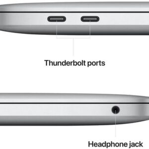 2022 Apple MacBook Pro con Apple M2 Chip (13 pollici, 8 GB di RAM, 512 GB di SSD) (QWERTY Italian) Argento (Ricondizionato)