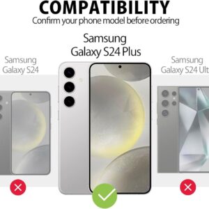 MyGadget Cover per Samsung Galaxy S24 Plus – Custodia in Silicone Morbido a Doppio Strato – Case con Protezione Fotocamera & Fodera Interna Antigraffio – Pink