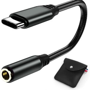 Adattatore USB C Jack 3.5mm Adattatore Cuffie USB C per Samsung S25 S24 Ultra S23 S22 S21 FE A55 A54 A53 A35 A34 Adattatore USB C a 3,5 mm Jack Aux per Google Pixel 9 8 Pro 8a OnePlus 12 iPad Air 2024