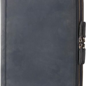 STILORD ‘Ferris’ Cartella A4 Portadocumenti in Pelle Vintage Borsa per Tablet Custodia per MacBook da13,3 Pollici Raccoglitore Porta PC Portablocchi Cuoio, Colore:carbon – grigio
