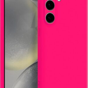 MyGadget Cover per Samsung Galaxy S24 Plus – Custodia in Silicone Morbido a Doppio Strato – Case con Protezione Fotocamera & Fodera Interna Antigraffio – Pink