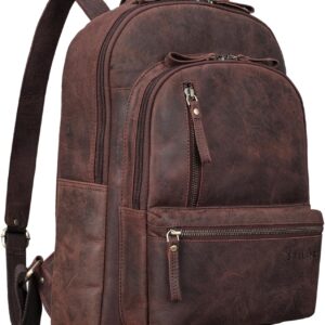 STILORD ‘Remy’ Zaino PC Business in Pelle Vintage Borsa PC per MacBook 13,3 Pollici Zaino Università Scuola XL Borsetta Lavoro Ufficio Borsa Cartella Cuoio Genuino