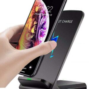 OneCut Caricatore Wireless per Samsung Galaxy S24 | S24 Ultra | S23 | S23 Ultra | S22 | S22 Ultra | S21 | S20 | S10 | S9 | Note 20, Supporto di Ricarica Rapida Wireless da 10W Stazione Caricatore