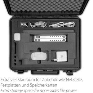 Walindamedia – Valigetta da trasporto professionale per Apple MacBook Pro 13-16″ Made in Germany