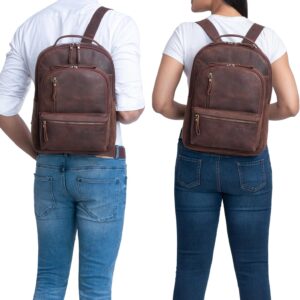 STILORD ‘Remy’ Zaino PC Business in Pelle Vintage Borsa PC per MacBook 13,3 Pollici Zaino Università Scuola XL Borsetta Lavoro Ufficio Borsa Cartella Cuoio Genuino