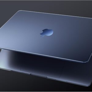 EooCoo Cover Ultra Sottile Compatibile con MacBook Air 15 2024-2023 con Chip M3 / M2 : Display Liquid Retina 15,3 Pollici, A3114 A2941, Riduzione delle Impronte Digitali, Custodia Rigido – Mezzanotte
