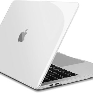 ZYB Custodia per MacBook Pro 13 Pollici M2 M1 2022 2021 2020-2016 (A2338 A2289 A2251 A2159 A1989 A1706 A1708), Case Cover Copertina Rigida per MacBook Pro 13 Touch Bar, trasparente