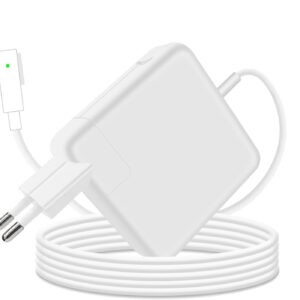 Caricabatterie MacBook Pro L-Tip 60W, Adattatore Rapido L-Tip 60W compatibile con Mac Book Pro 13″ (Late 2009-2012) per i modelli A1278, A1181, A1184, A1185, A1344, A1330