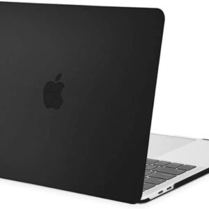 MOSISO Cover Compatibile con MacBook PRO 13 Pollici Custodia 2025 2024 2023 2022-2016 M2 M1 A2338 A2289 A2251 A2159 A1989 A1706 A1708 con/Senza Touch Bar,Case Protettiva Rigida, Nero