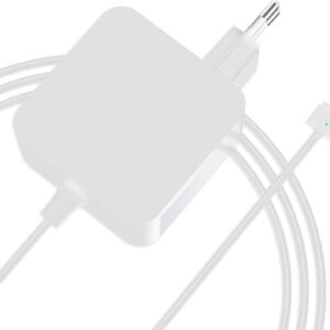 Caricatore rapido da 45W T-Tip, caricatore Mac Book Pro, adattatore per computer portatile, compatibile con i modelli Macbook Air 11-13 pollici (2012-2017) per A1435, A1436, A1465, A1466