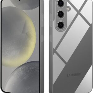 HSP Cover per Samsung Galaxy S24 5G [Repellente alla Polvere] Custodia Protettiva in Silicone TPU Premium | AntiGraffio Antiurto Protezione della Fotocamera | vestibilità sottile | Trasparente
