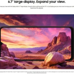 SAMSUNG Galaxy A06 4G LTE Versione Globale SM-A065F/DS, NO NFC, Display 6,7″, Doppia SIM 50MP Doppia Fotocamera Blu (Light Blue), 64GB