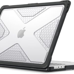 FINTIE Custodia Compatibile con MacBook Pro 16″ (2024-2021) M4 M3 M2 M1 Pro/Max – Antiurto Robusto Case con Bordo in TPU Cover, Transparent