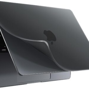 BlueSwan PP Cover Compatibile con MacBook PRO 16 Pollici M4 M3 M2 M1 PRO/Max 2021-2024, A2485 A2780 A2991 A3186 A3403, Custodia Si Adatta Meglio al Corpo, Durevole Protettivo AntiGraffio – Opaco Nero
