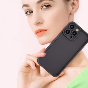 PanXCase Cover per Samsung Galaxy S24 – Custodia Silicone Sottile Elegant Disegni Morbida Leggera, Protezione Fotocamera Antiurto Antigraffio Case (Nero)