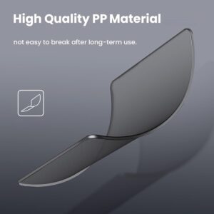 BlueSwan PP Cover compatibile con MacBook Air 13,6 M2 M3 2022 2024 (A2681 A3113) con 13,6 Pollici Display, Custodia Si Adatta Meglio al Corpo, Durevole Protettivo Antigraffio Traslucido – Opaco Nero
