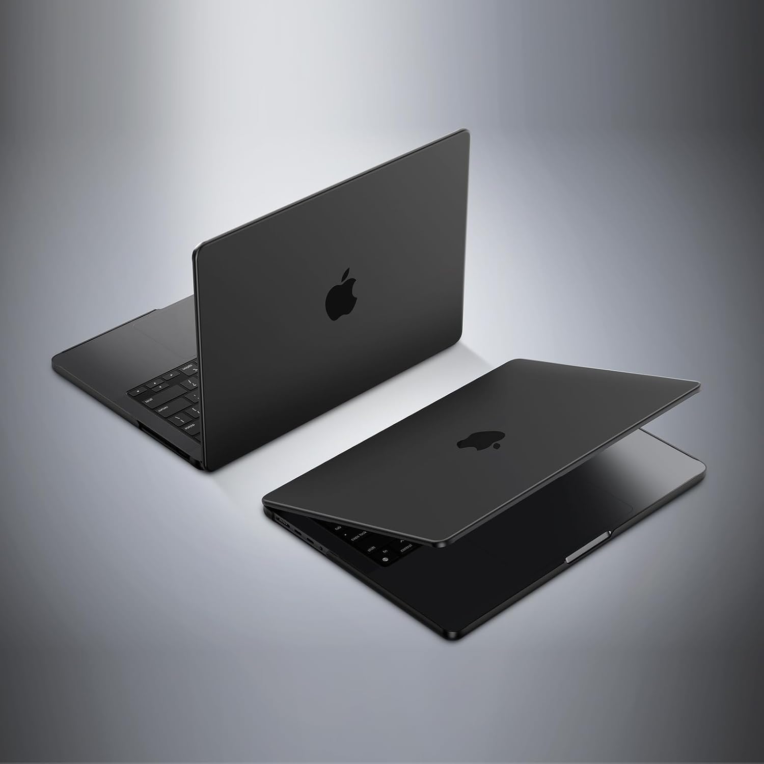 EooCoo Cover Ultra Sottile compatibile con MacBook Pro 16 Pollici M4 M3 M2 M1 Pro Max 2024 2023 2021, A3186 A3403 A2991 A2780 A2485, Custodia Rigido per Mac Laptop - Nero Siderale Opaco - immagine 9