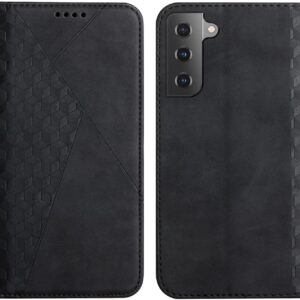 KOUYI Cover per Samsung Galaxy S24, Custodia Portafoglio,Cover Libro,Pelle Flip/Folio Case con [Funzione di Supporto] [3-Scheda Slot] [Magnetica] Antiurto (Nero)