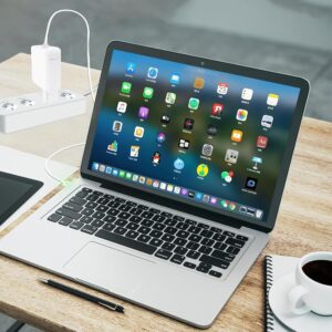 Chargeur Mac Book Pro T-Tip 60W,T-Tip Chargeur Adaptateur Secteur Compatible avec MacBook Air/MacBook Pro 11 “et 13” Pouces (2012-2018),Modèle A1425, A1435, A1502, A1465,A1466