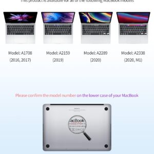 ASMARK Batteria MacBook Pro A1708 per 13 pollici A1708(2016,2017) A2159(2019) A2289(2020) A2338(2020,2022) A2171/A1713 Battery