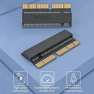 ANYOYO M.2 NVMe SSD Convert Adapter Card for Upgrade MacBook Air 2013 2014 2015 2016 2017 and Mac Pro Retina 2013 2014 2015 (nero)