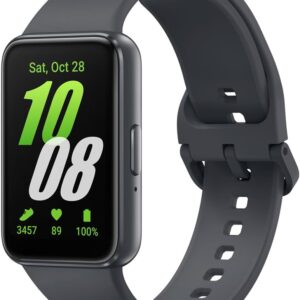 Samsung Galaxy Fit3 fitness band, batteria a lunga durata, rilevamento cadute/SOS, barometro, IP68, monitoraggio sonno, oltre 100 esercizi, gestione notifiche/musica, Gray [Versione italiana]