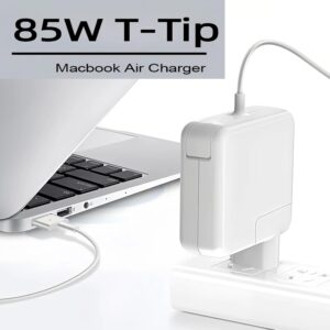 Caricatore MacBook Pro 85W T-Tip,Adattatore di alimentazione, caricabatterie super veloce compatibile MacBook Air&Mac Book Pro11”e13” pollici 2012~2018,modelli A1425,A1502,A1465,A1290,A1343,A1226