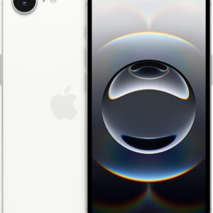 iPhone 16e 128 GB: progettato per Apple Intelligence, con chip A18, un’autonomia grandiosa, fotocamera Fusion da 48MP e display Super Retina XDR 6,1″; Bianco