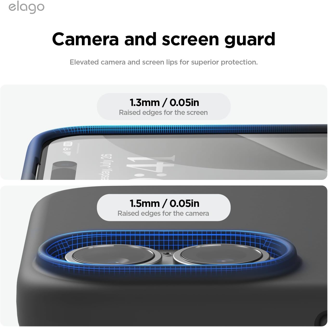 elago Compatibile con iPhone 16 Cover, Cover in Silicone Liquido Premium, Cover Protettiva Completa, Antiurto, Cover Sottile, Fodera in Microfibra Antigraffio (Nero) - immagine 5