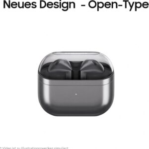 Samsung Galaxy Buds3 – Cuffie Bluetooth senza fili, Cancelling Active Noise Cancelling (ANC), cancellazione adattiva del rumore, cuffie in-ear con audio 360, colore: Bianco