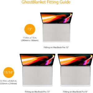 UPPERCASE GhostBlanket Screen Protezione Imprint Tastiera Fodera in Microfibra e Panno di Pulizia 13″ MacBooks
