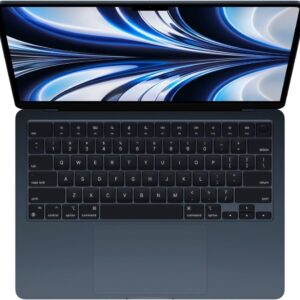 2022 Apple MacBook Air con chip Apple M2 (13 pollici, 8GB RAM, 256GB SSD) (QWERTY US English) Mezzanotte (Ricondizionato)