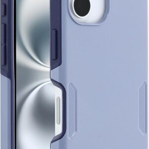 OtterBox Cover per iPhone 16 Commuter Series MagSafe, resistente a shock e cadute, testata 3x norme MIL-STD 810G, Viola