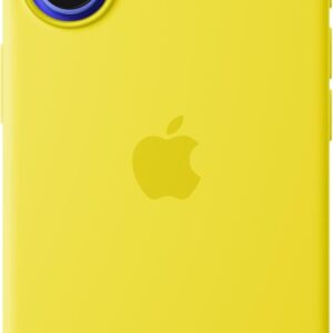 Apple Custodia MagSafe cover in silicone per iPhone 16 – Giallo carambola ​​​​​​​