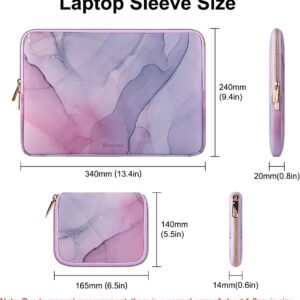 ARVOK 13 13,3 14 Pollici Custodia per Laptop con Borsa Extra per MacBook Air/Pro 13/MacBook Pro 14,[Versione di aggiornamento 2023] Impermeabile Sleeve per Laptop per HP/MacBook/Lenovo/ASUS/Dell