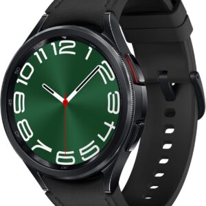 Samsung Galaxy Watch6 Classic 47mm Smartwatch Fitness Tracker, Monitoraggio Benessere, Batteria a lunga durata, Bluetooth, Ghiera Interattiva in Acciao Inox, Graphite [Versione italiana]