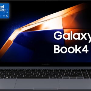 Samsung Galaxy Book4, Intel® Core™ 5 Processor, 16GB RAM, 512GB, Laptop 15.6″ LED IPS Full HD, Windows 11 Home, Gray [Versione Italiana]