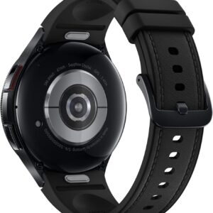 Samsung Galaxy Watch6 Classic 47mm Smartwatch Fitness Tracker, Monitoraggio Benessere, Batteria a lunga durata, Bluetooth, Ghiera Interattiva in Acciao Inox, Graphite [Versione italiana]