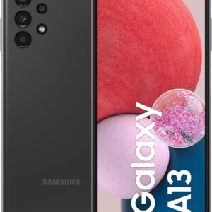 Samsung Galaxy A13 Smartphone Android, Display Infinity-V da 6.6 pollici, Android 12, 4GB RAM e 128 GB di Memoria interna espandibile, Batteria 5.000 mAh, Black [Versione italiana]